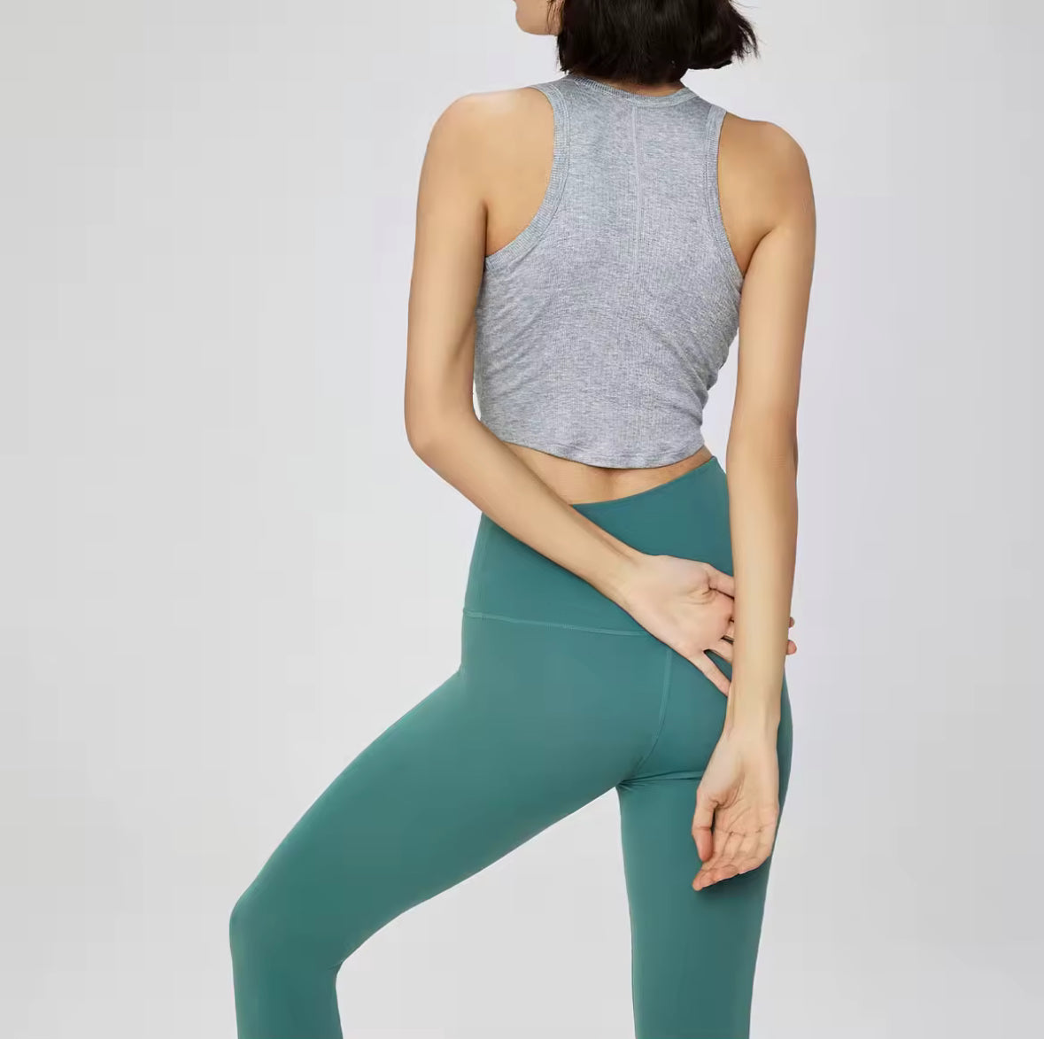 Curved Hem Crop Tank