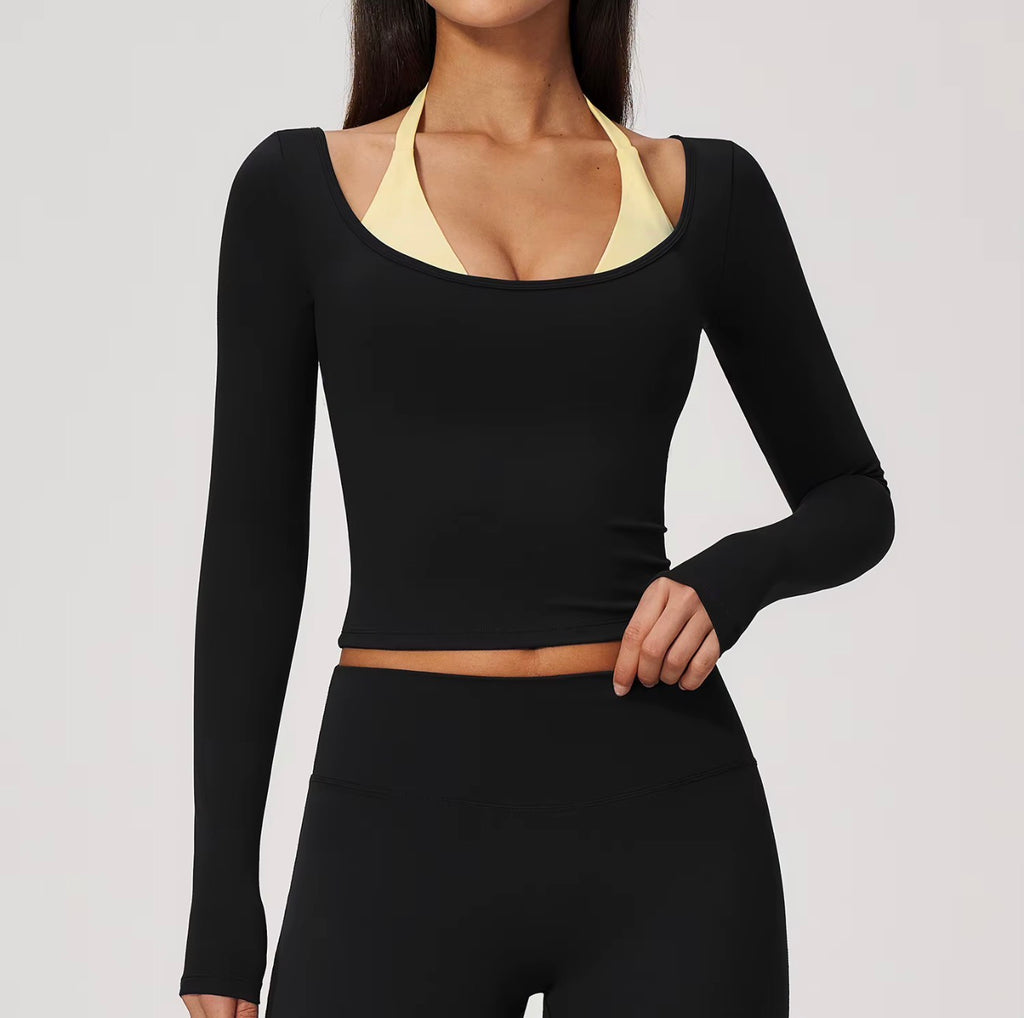 Flex Muse Long Sleeve Crop Top