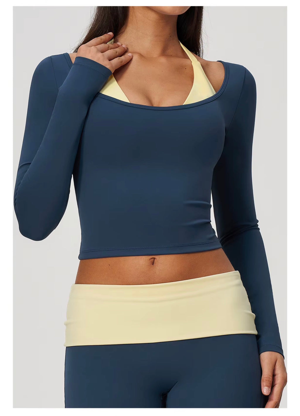 Flex Muse Long Sleeve Crop Top