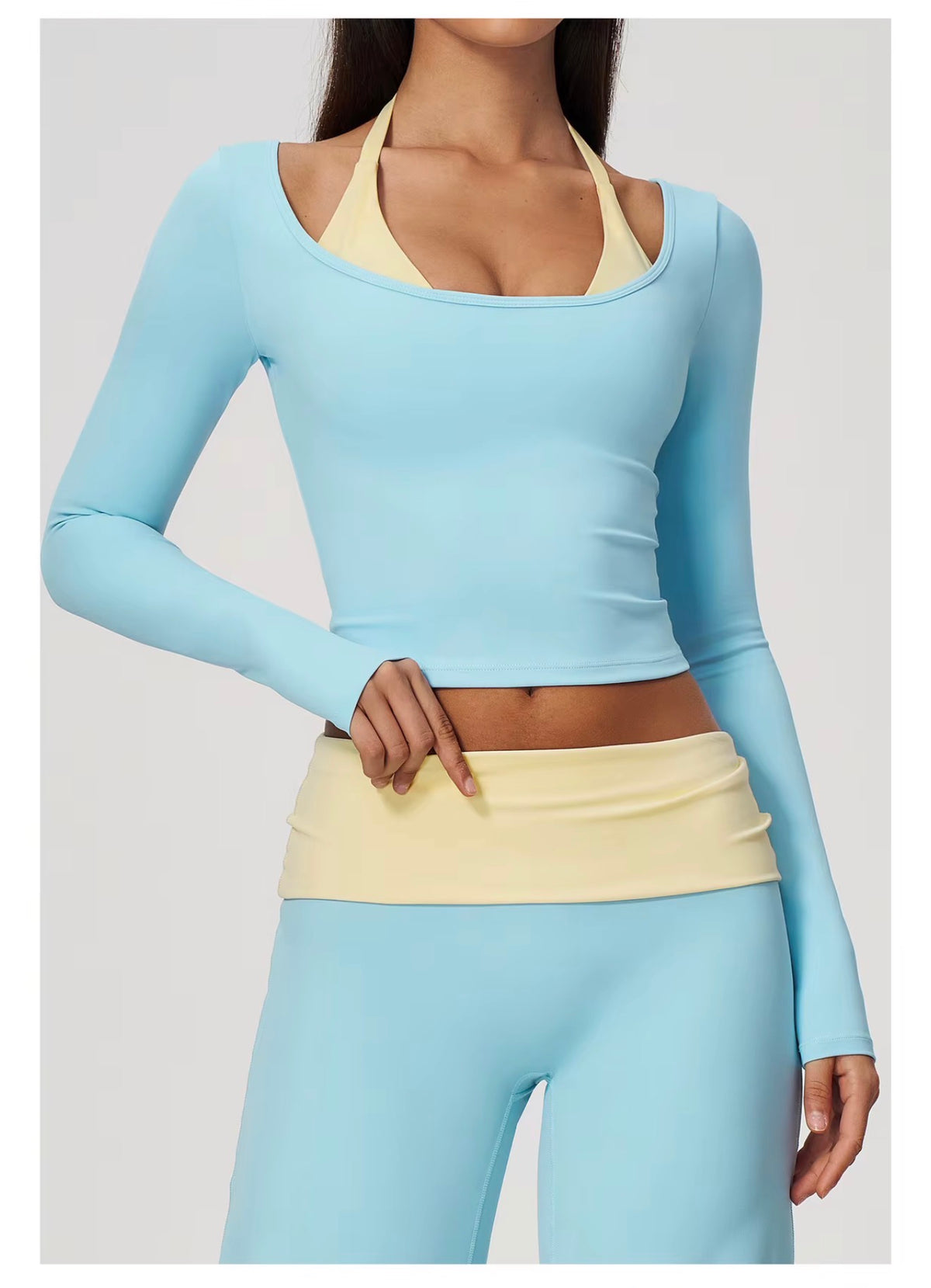 Flex Muse Long Sleeve Crop Top