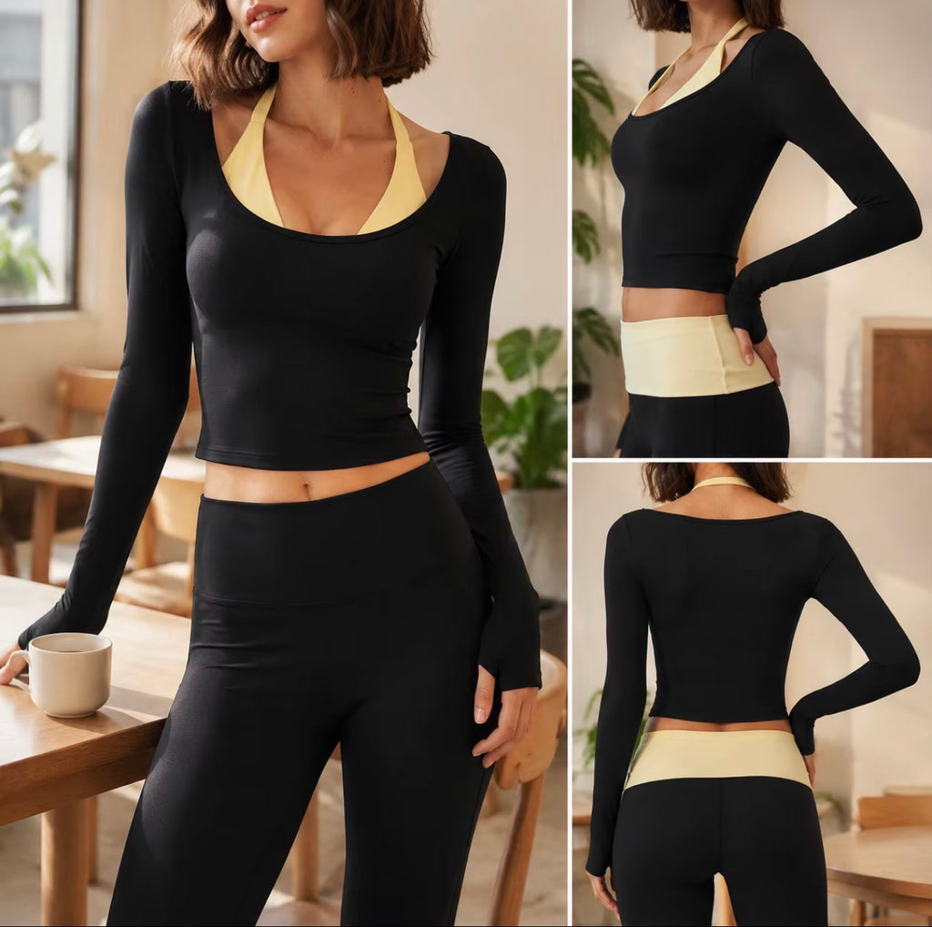 Flex Muse Long Sleeve Crop Top