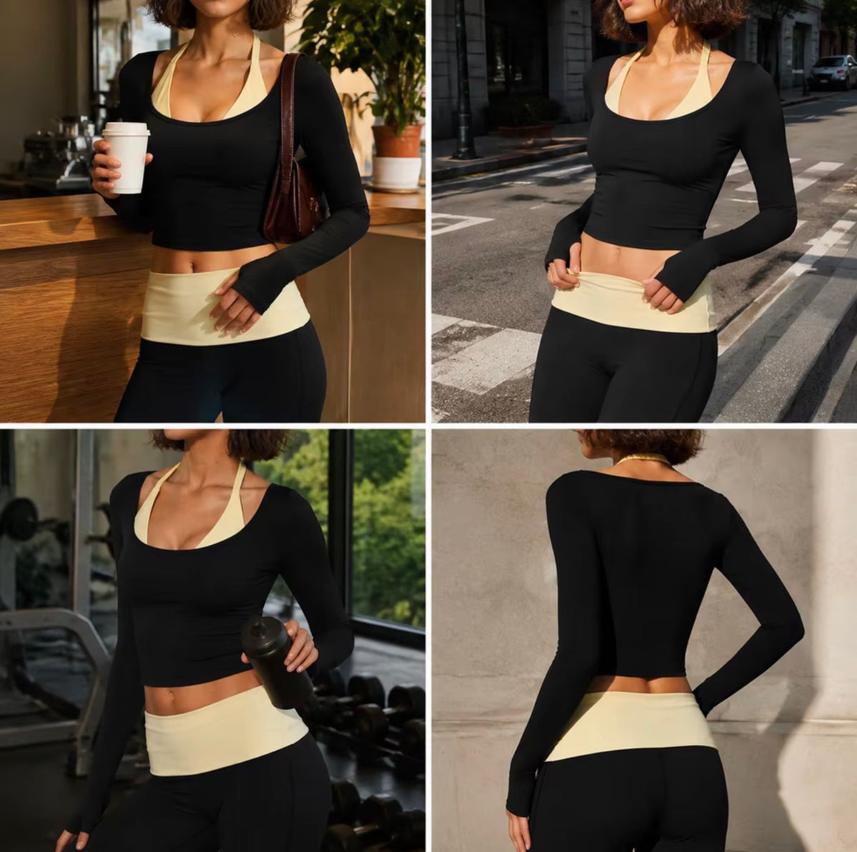 Flex Muse Long Sleeve Crop Top