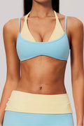 Halter Layered Sports Bra