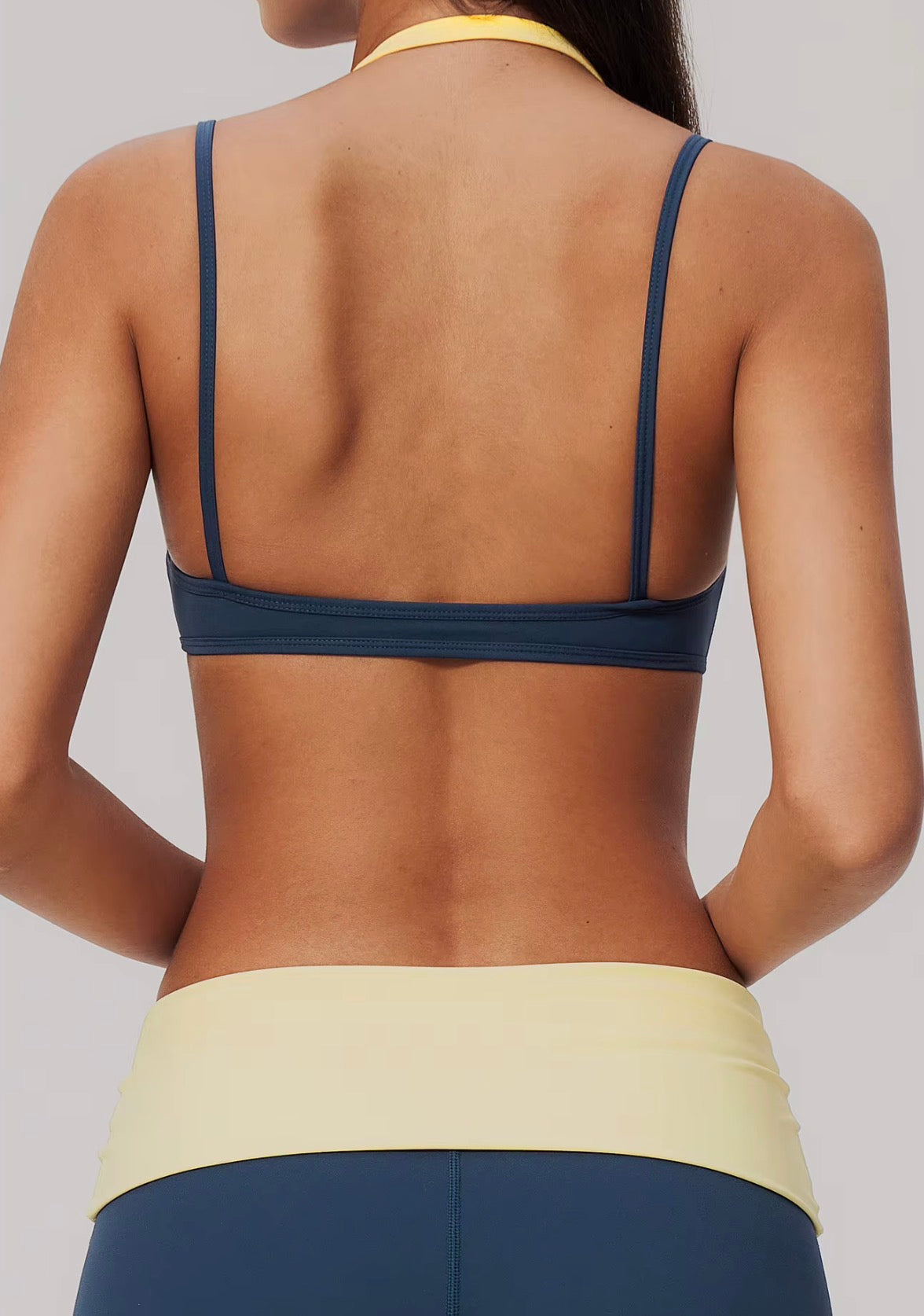 Halter Layered Sports Bra
