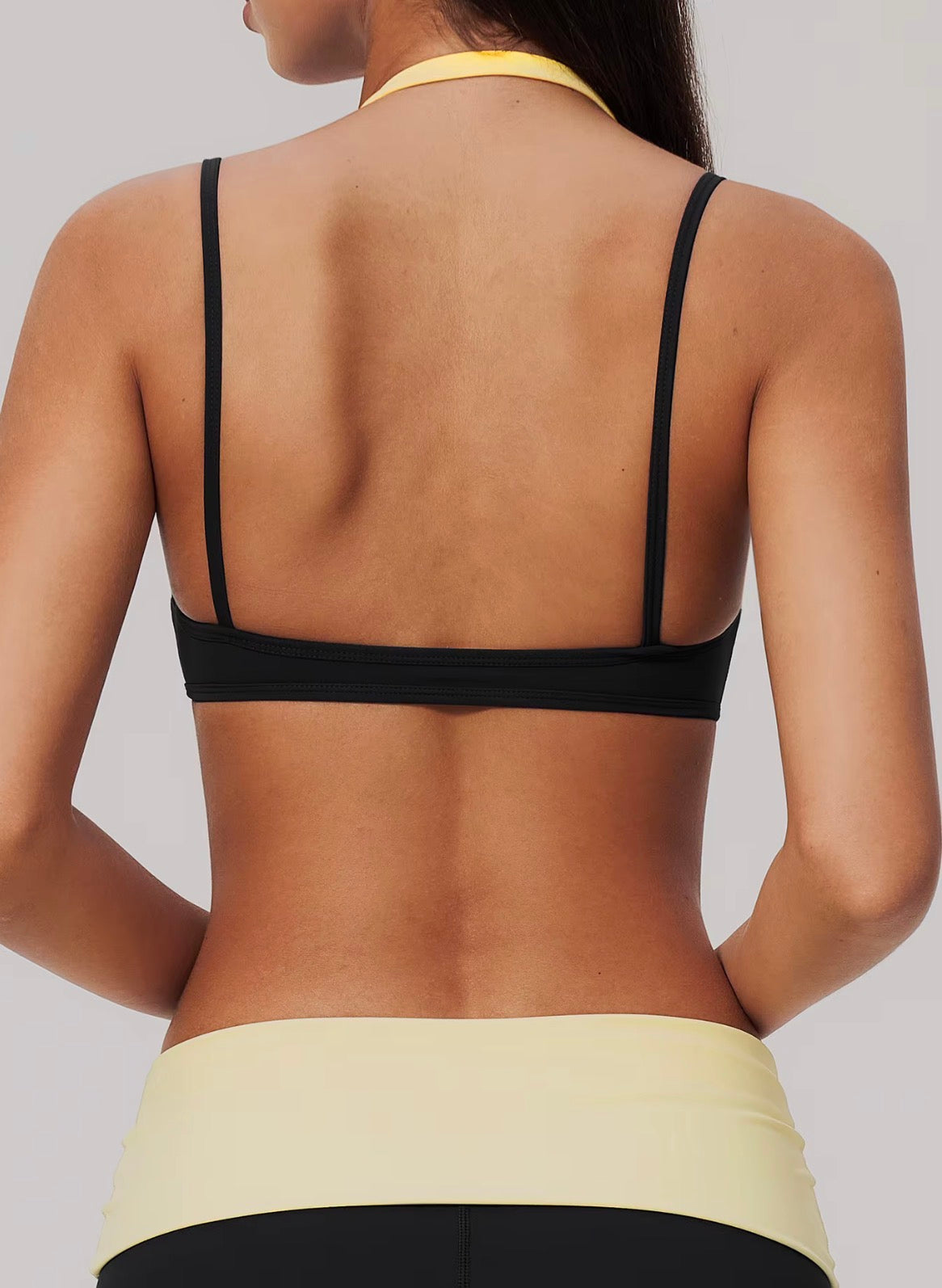 Halter Layered Sports Bra
