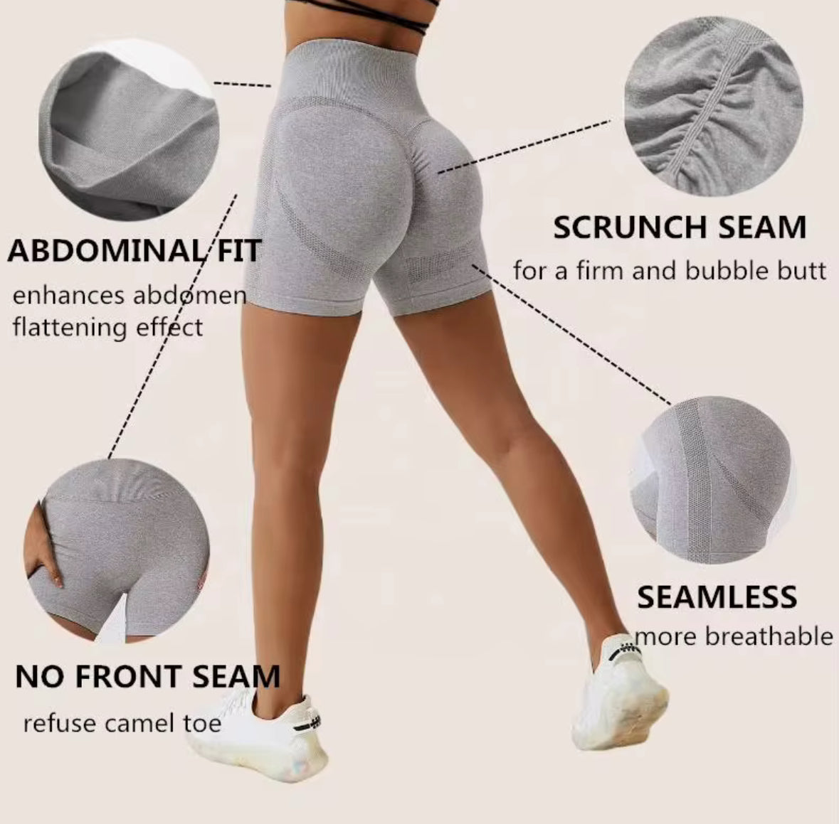 Scrunch Butt Running Shorts