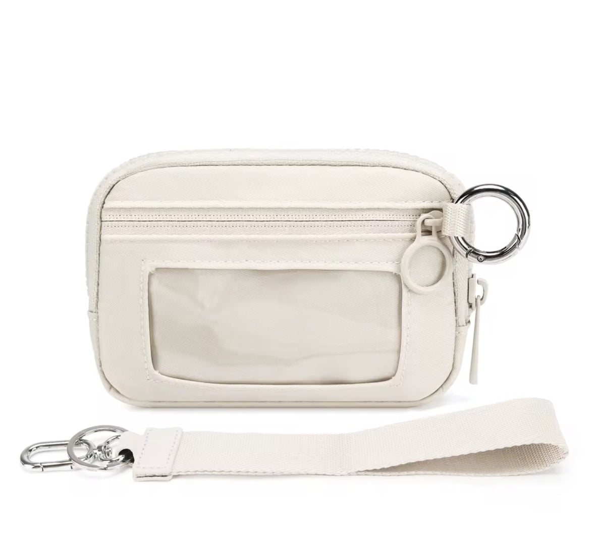 Mini Card Holder Wristlet Keychain – Compact Gym & Travel Pouch