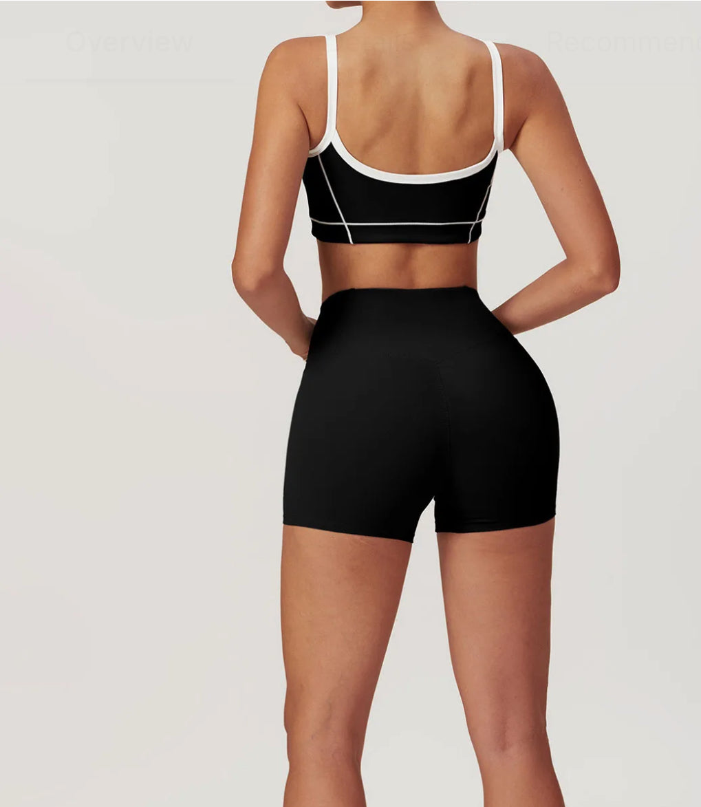 High Impact Sports Bra Color Contrast