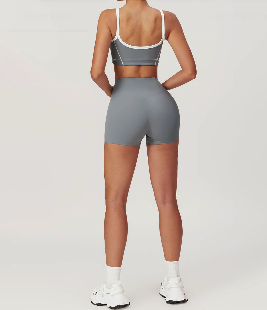 High Impact Sports Bra Color Contrast