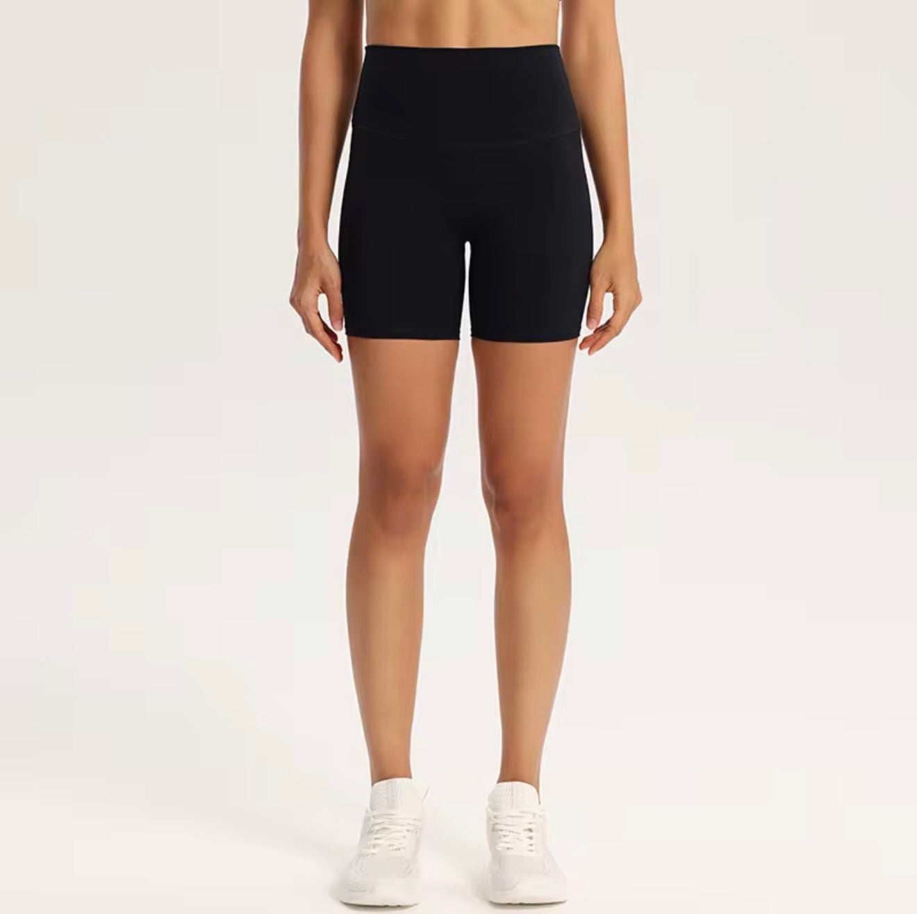 High-Waist Fitness Shorts