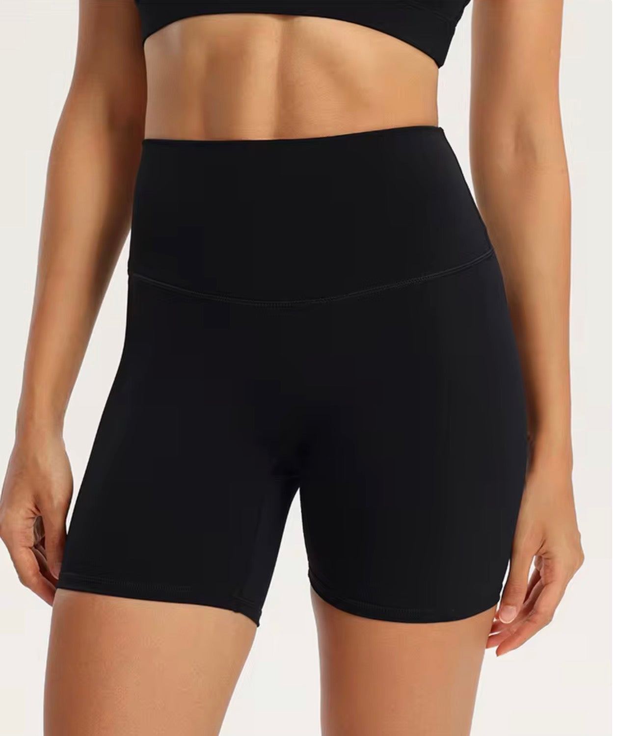 High-Waist Fitness Shorts