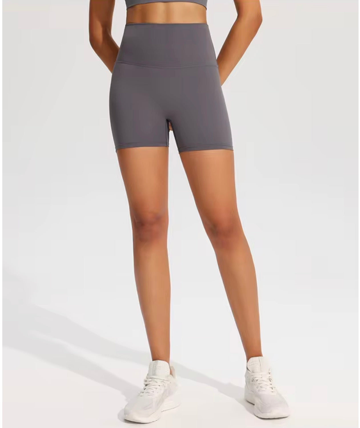 High-Waist Fitness Shorts