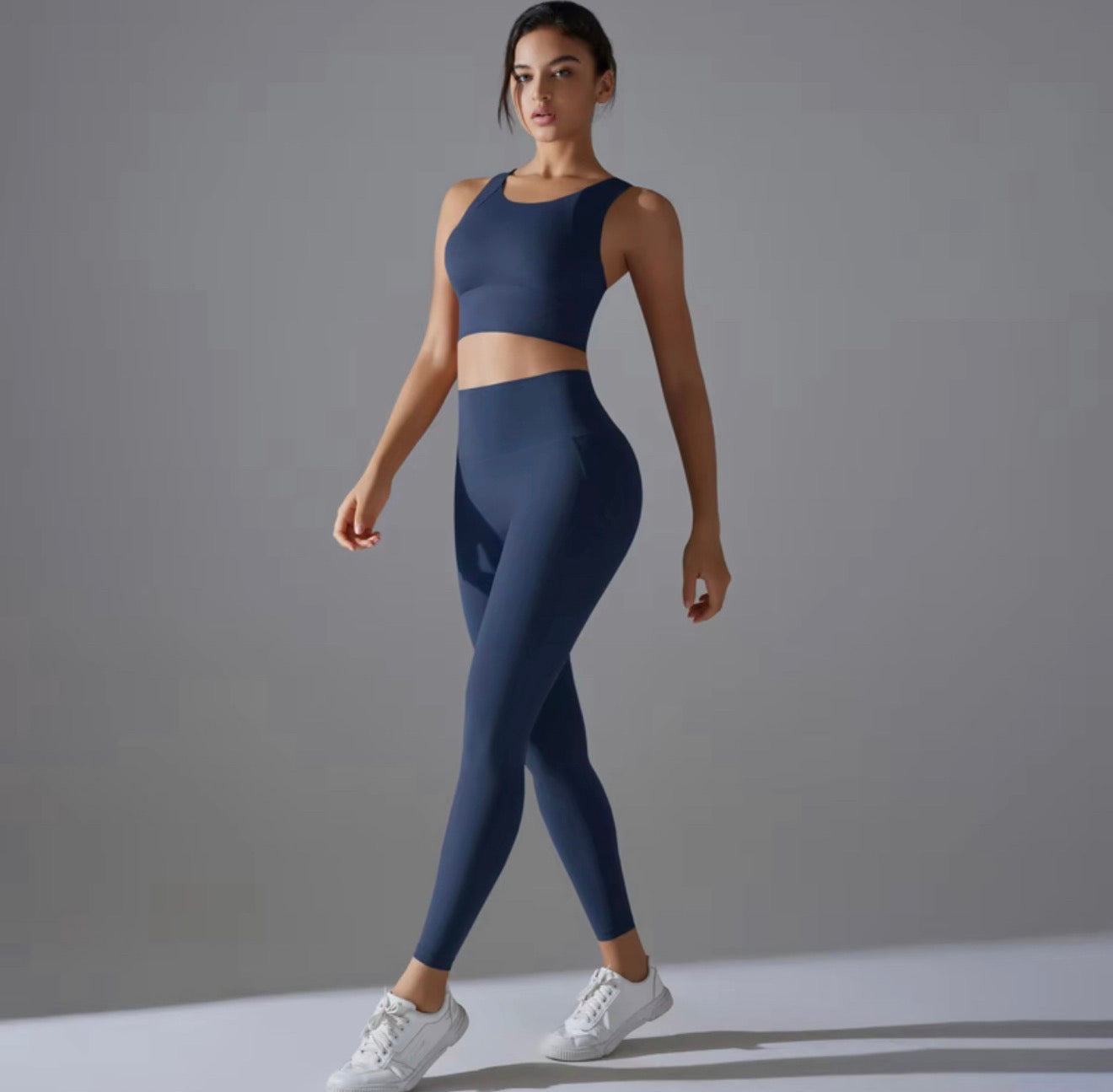 Peach Contour Crop Leggings
