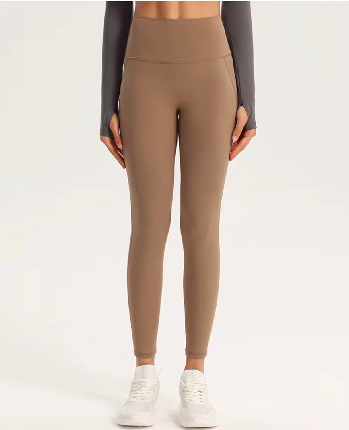 Be You Peach Contour Crop Leggings