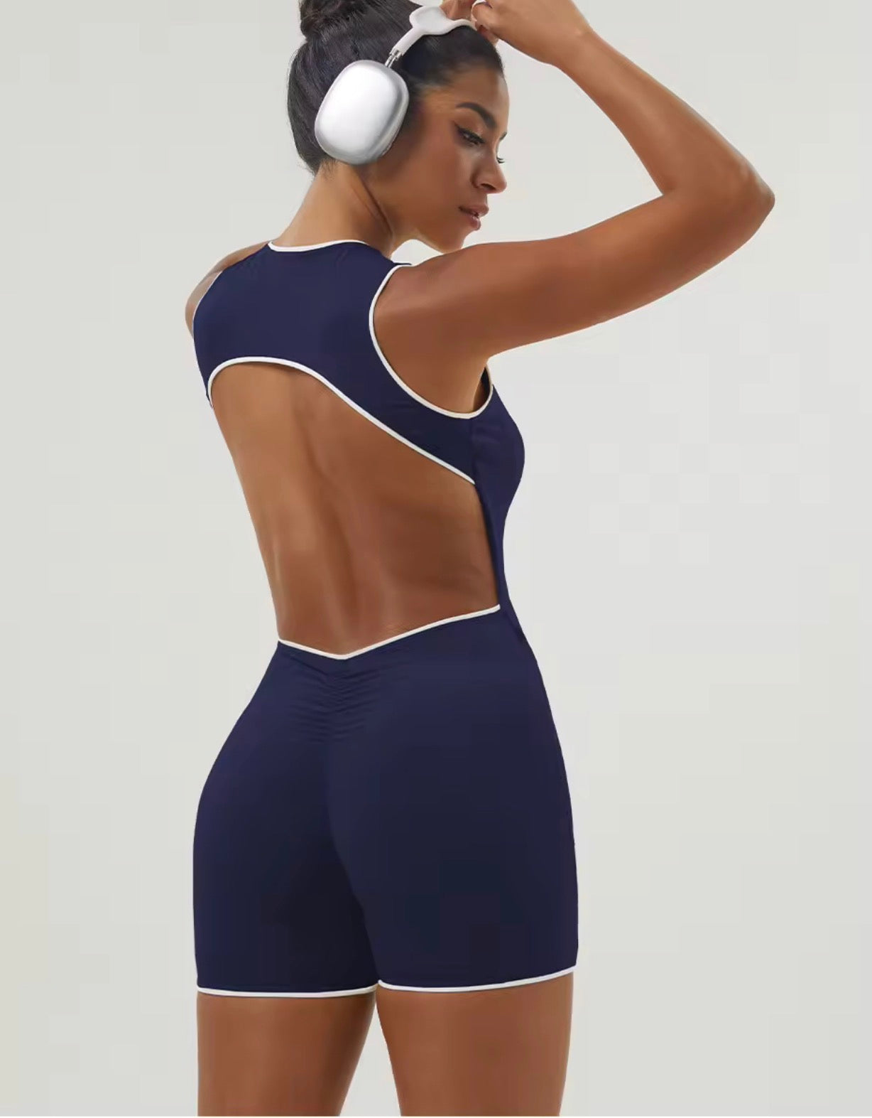 Be You Sculpt Backless Jumpsuit