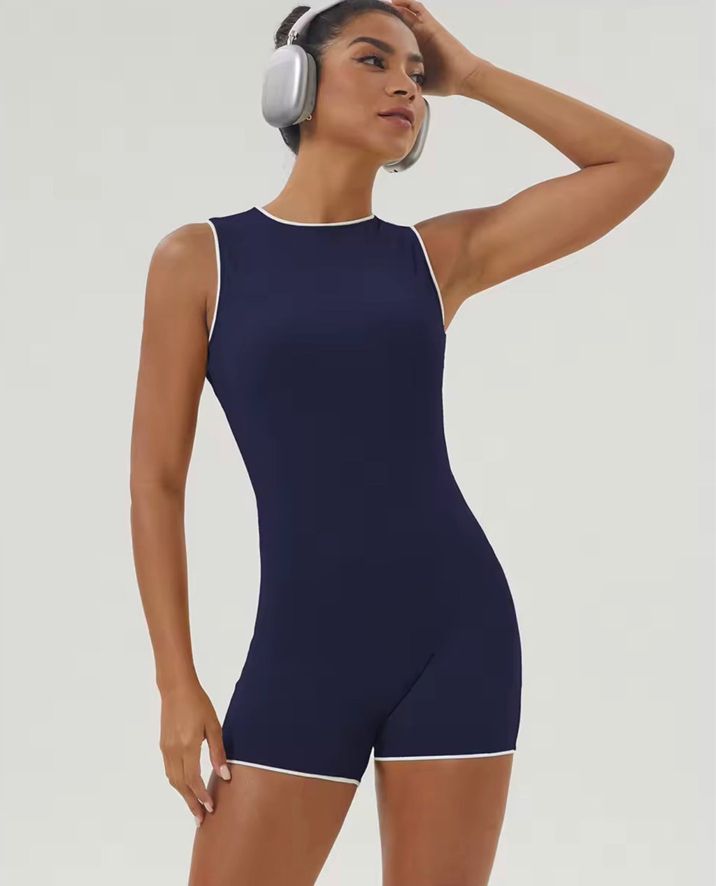 Be You Sculpt Backless Jumpsuit