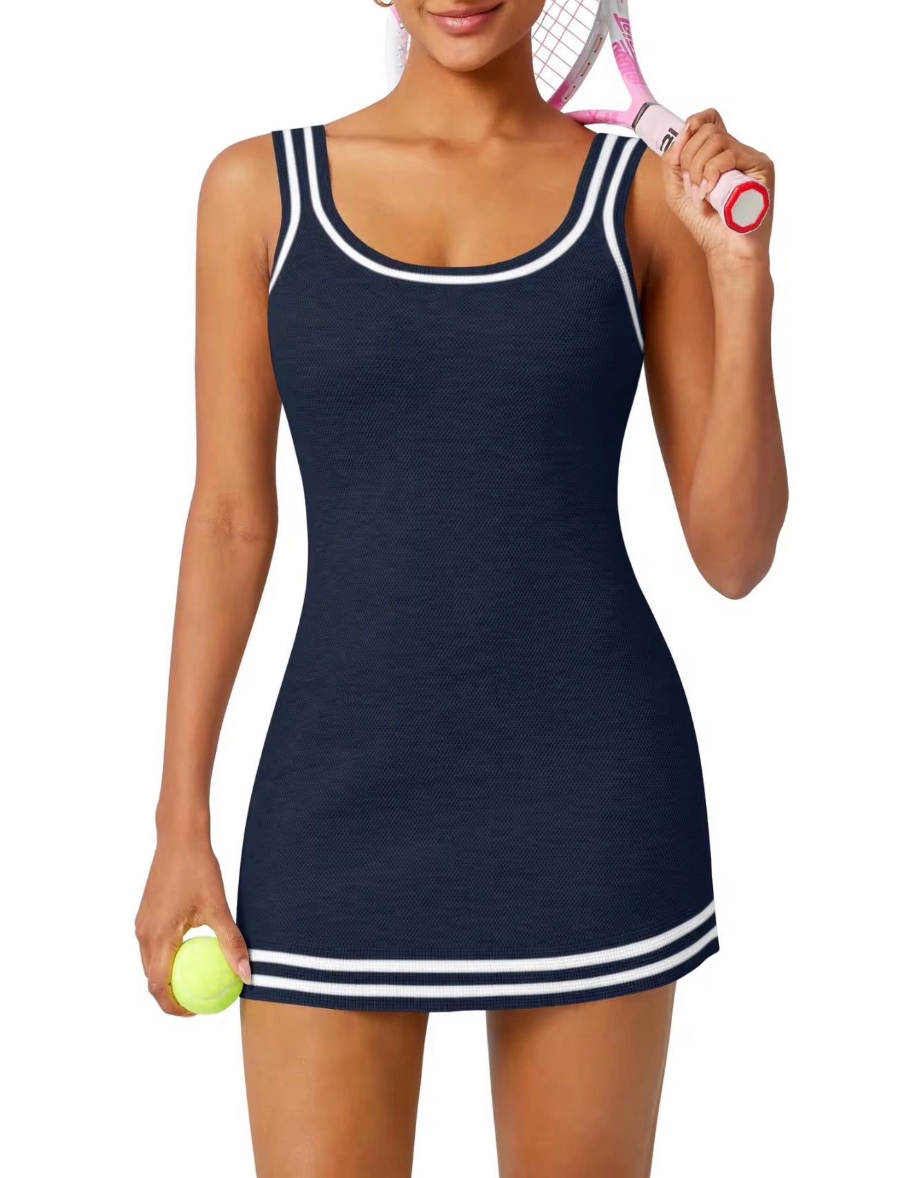 Cozy Waffle Fit Dress