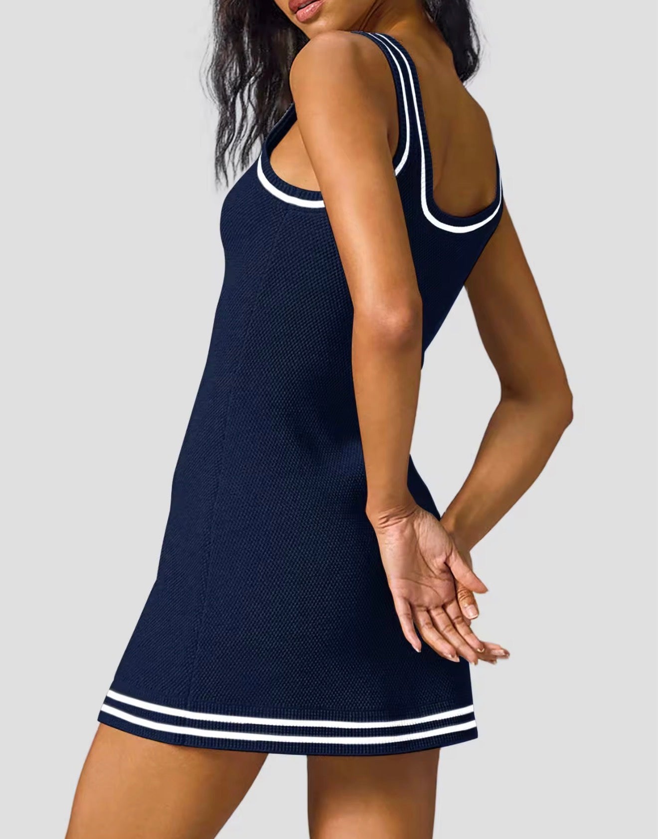 Cozy Waffle Fit Dress