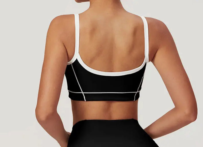 High Impact Sports Bra Color Contrast