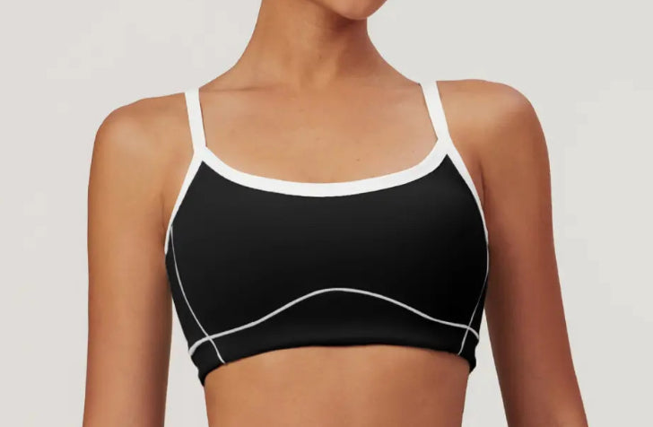 High Impact Sports Bra Color Contrast