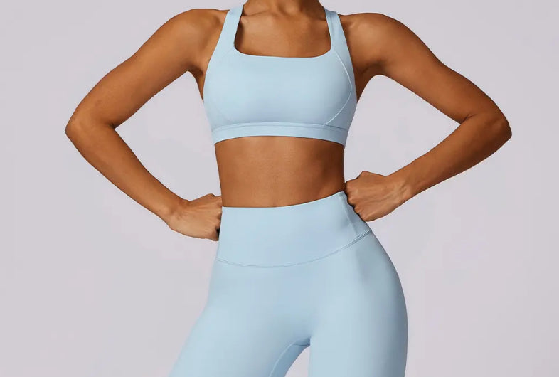 Full Cover Cross Back Sports Bra