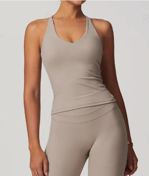 Cross Adjustable Straps Padded Tops