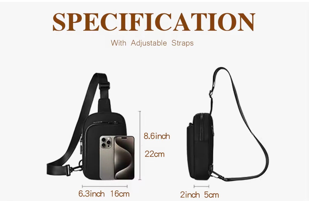 LunaFlex Crossbody Gym Bag