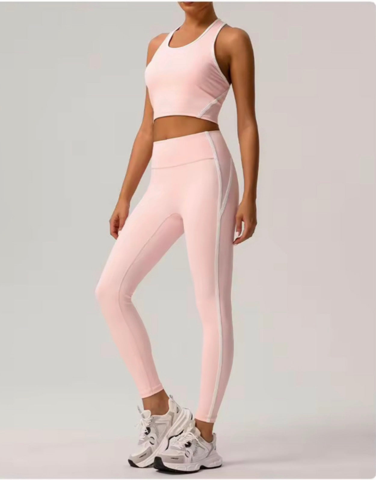 NudeFlex Colorblock Racerback Bra