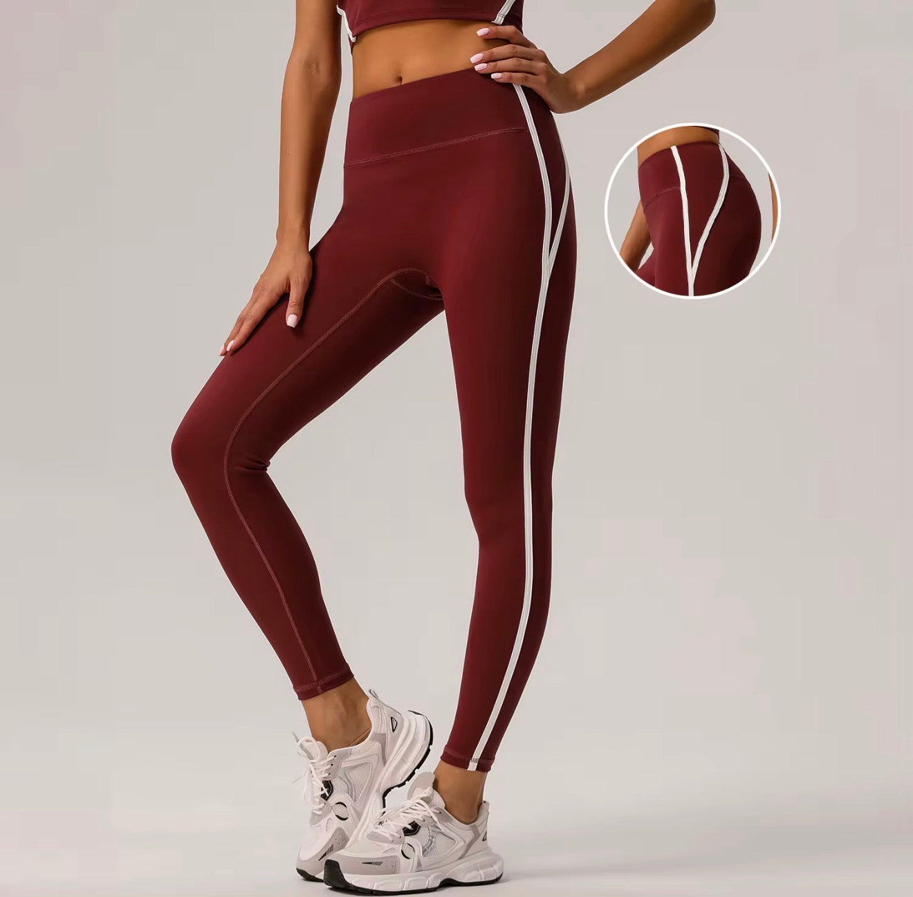 Sculpt Contour Contrast Nude Leggings