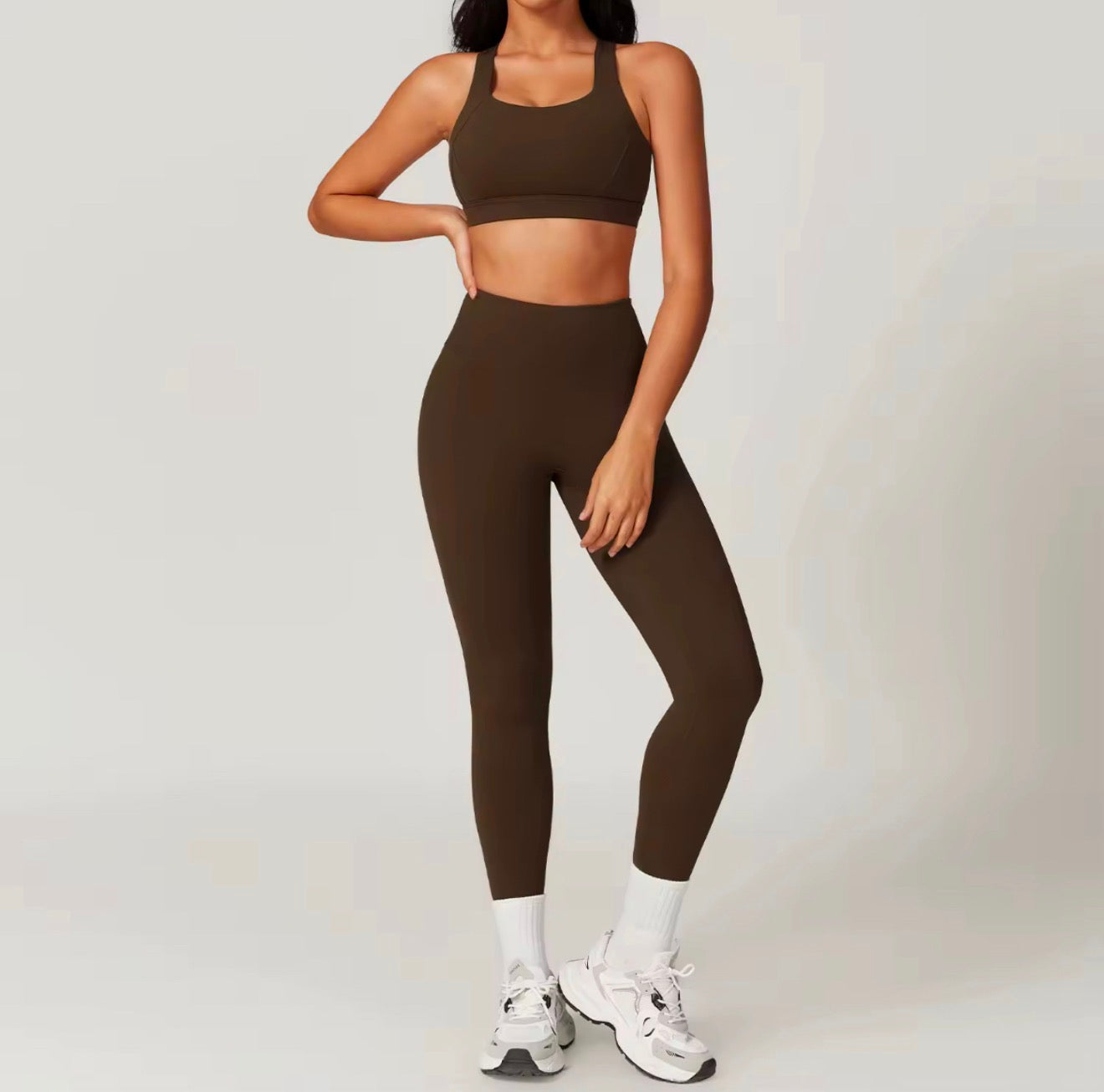 Full Cover Cross Back Sports Bra