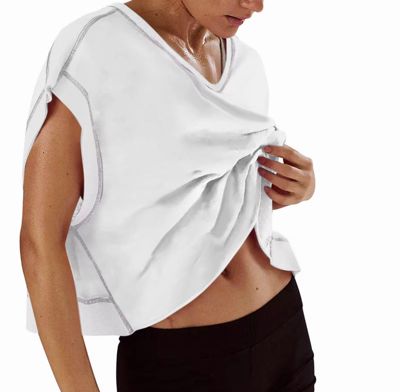 Be You Open Back Flow Tee