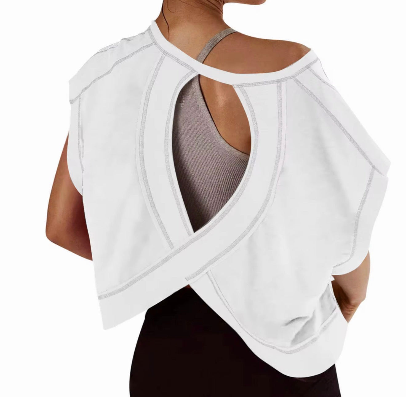 Be You Open Back Flow Tee
