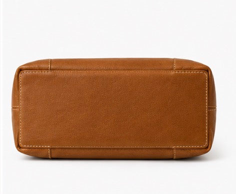 Classic Luxe Leather Tote Bag