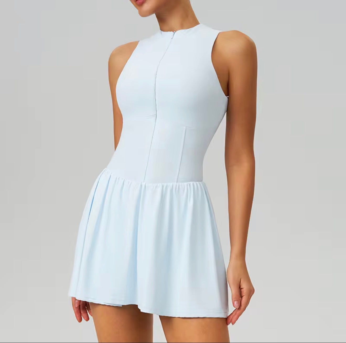 Court Flow Half-Zip Tennis Dress – Women's Athletic Dress