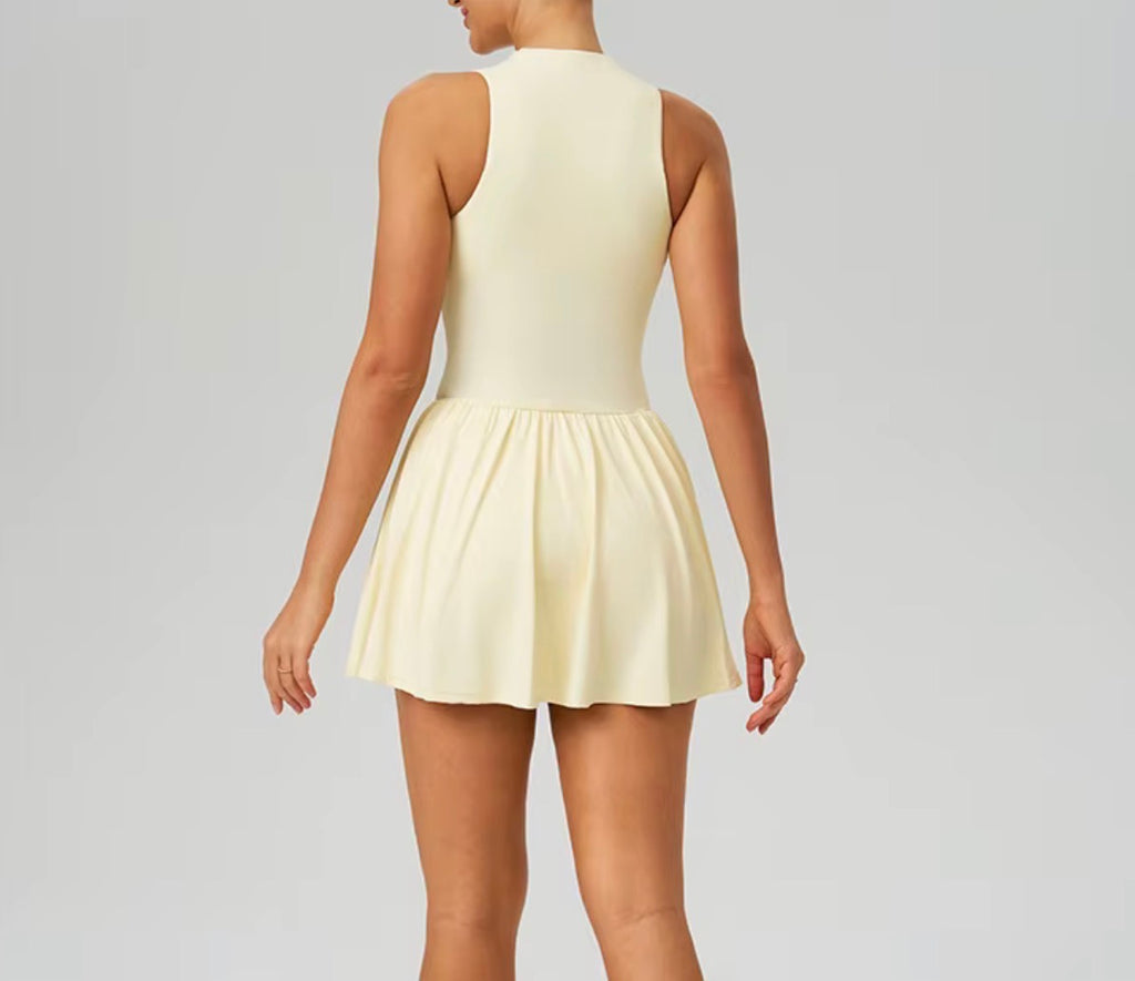 Court Flow Half Zip Tennis Dress