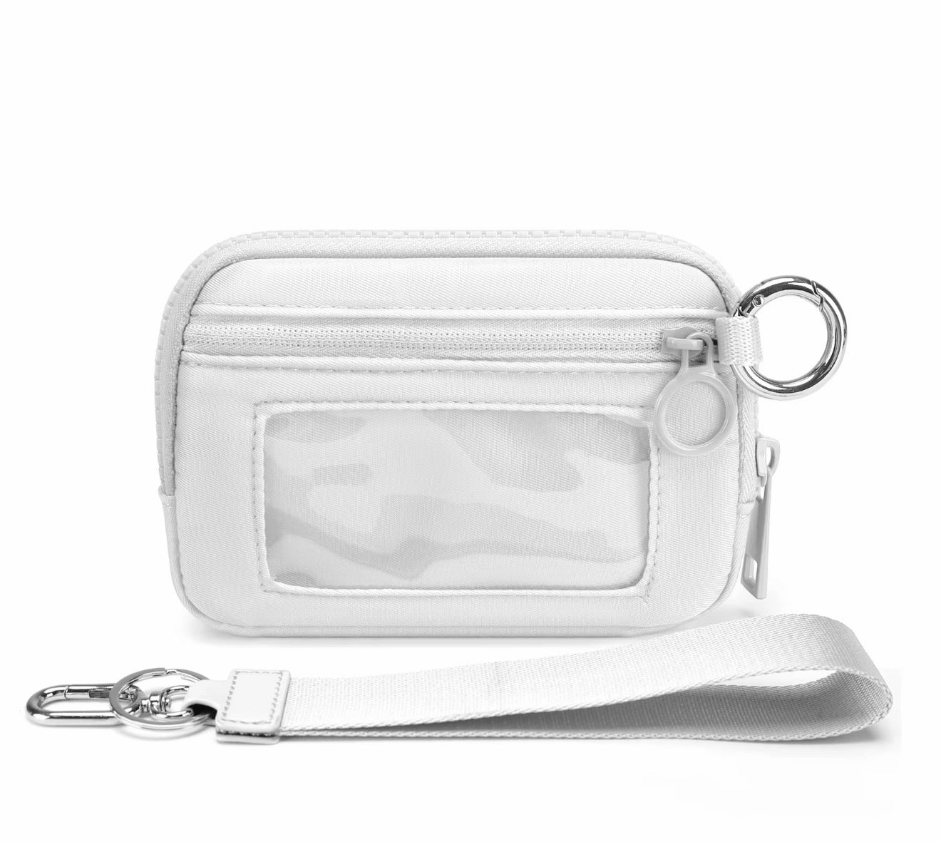 Mini Card Holder Wristlet Keychain – Compact Gym & Travel Pouch