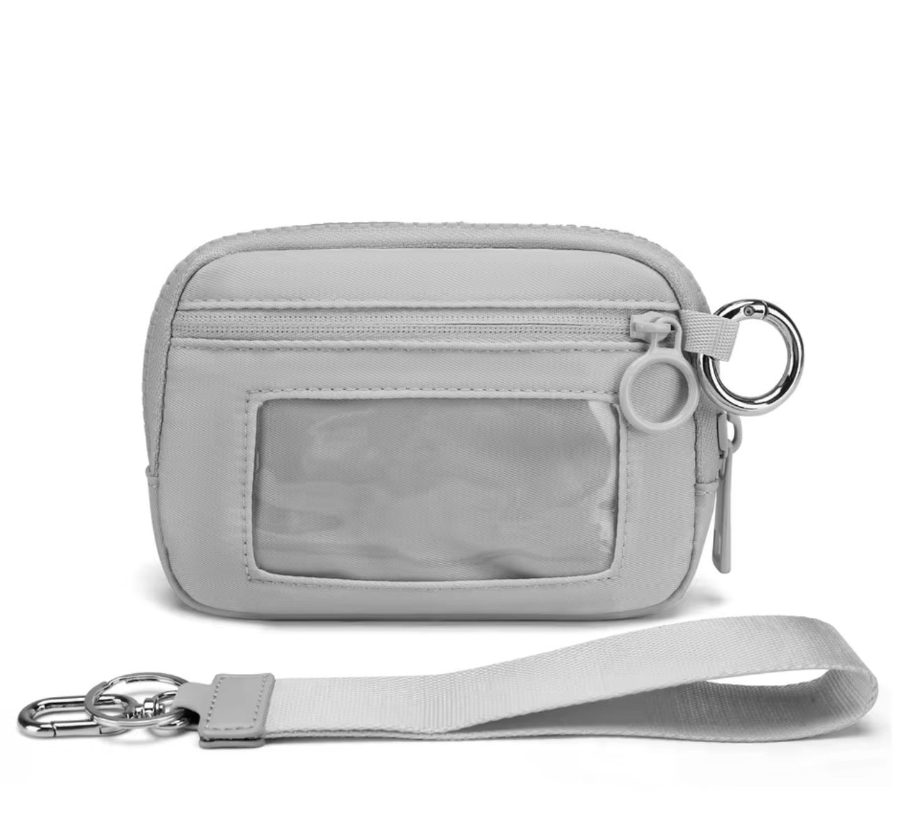 Mini Card Holder Wristlet Keychain – Compact Gym & Travel Pouch