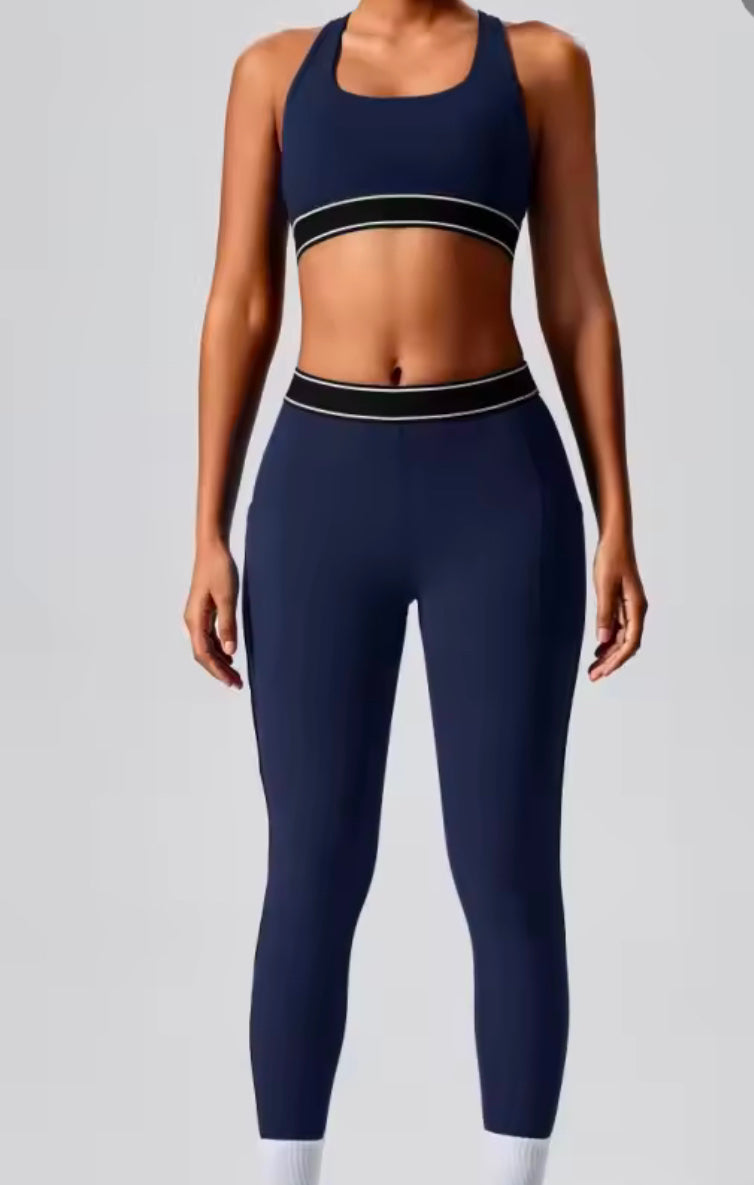 Contrast High Waist Leggings