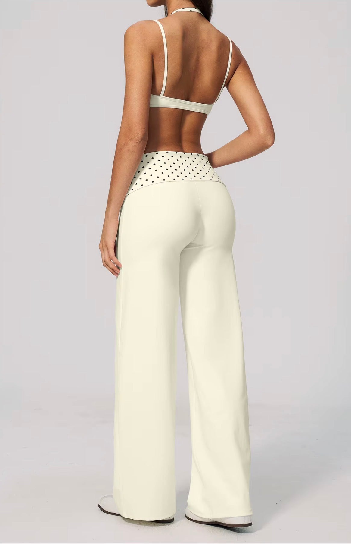 Polka Flow Wide -Leg Pants