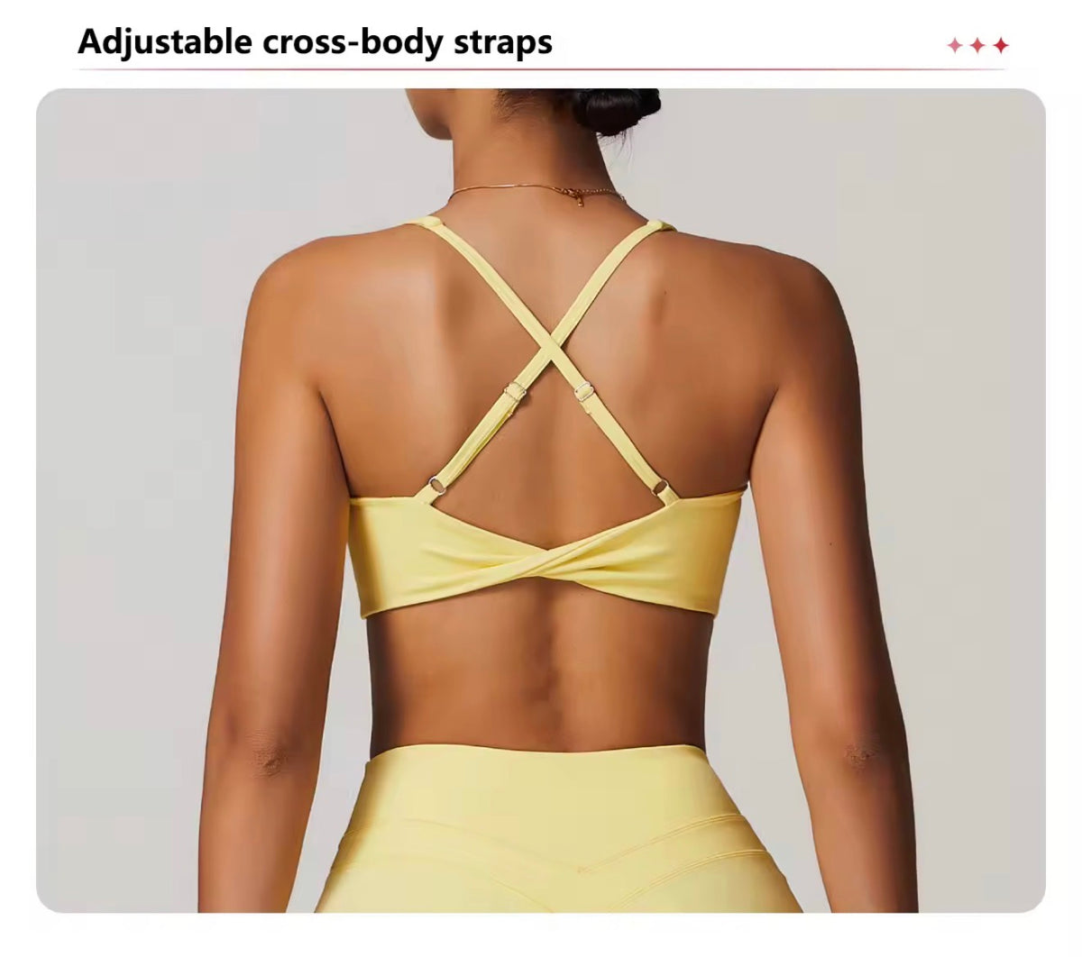 Flex Cross Adjustable Sports Bra
