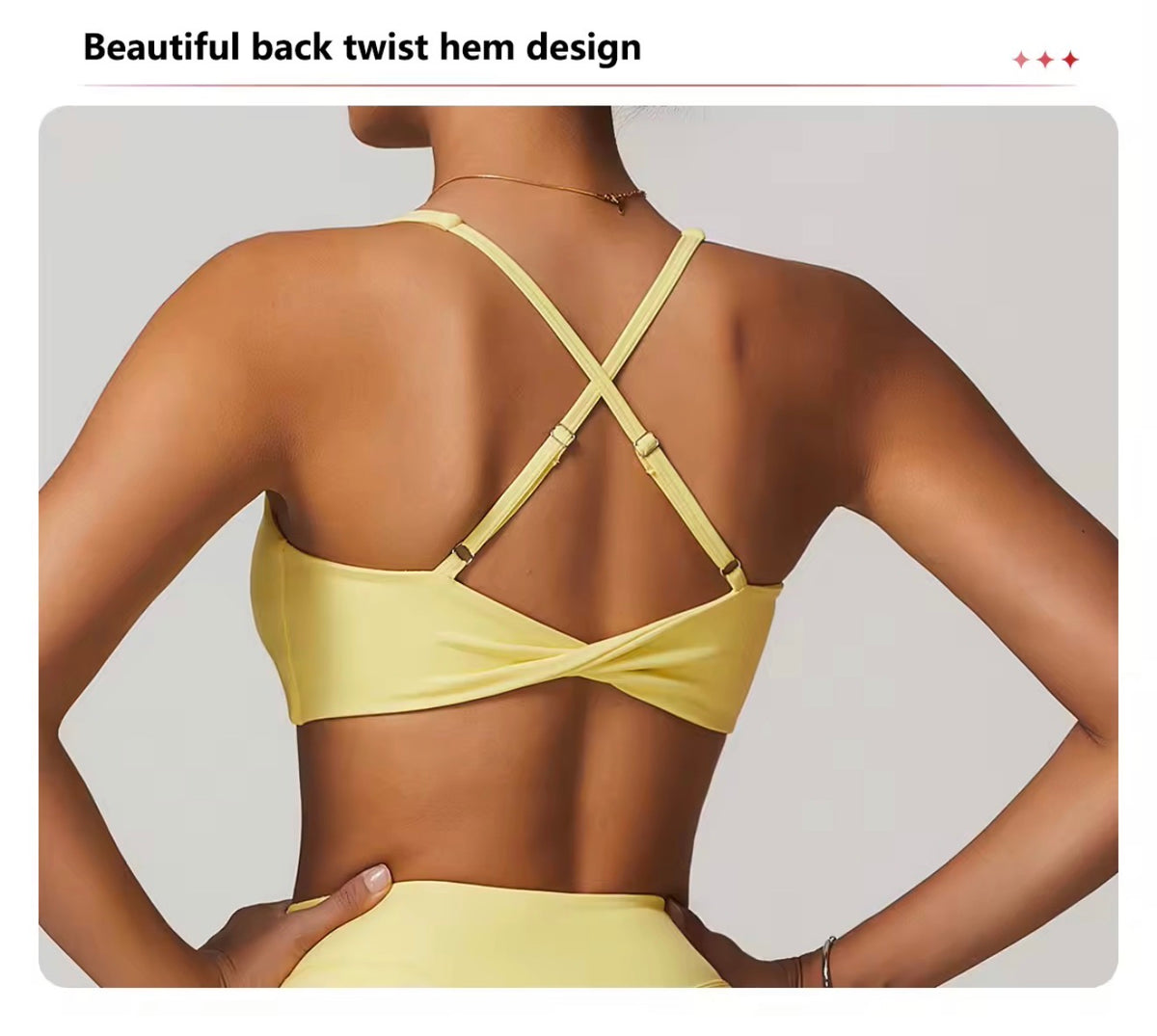 Flex Cross Adjustable Sports Bra
