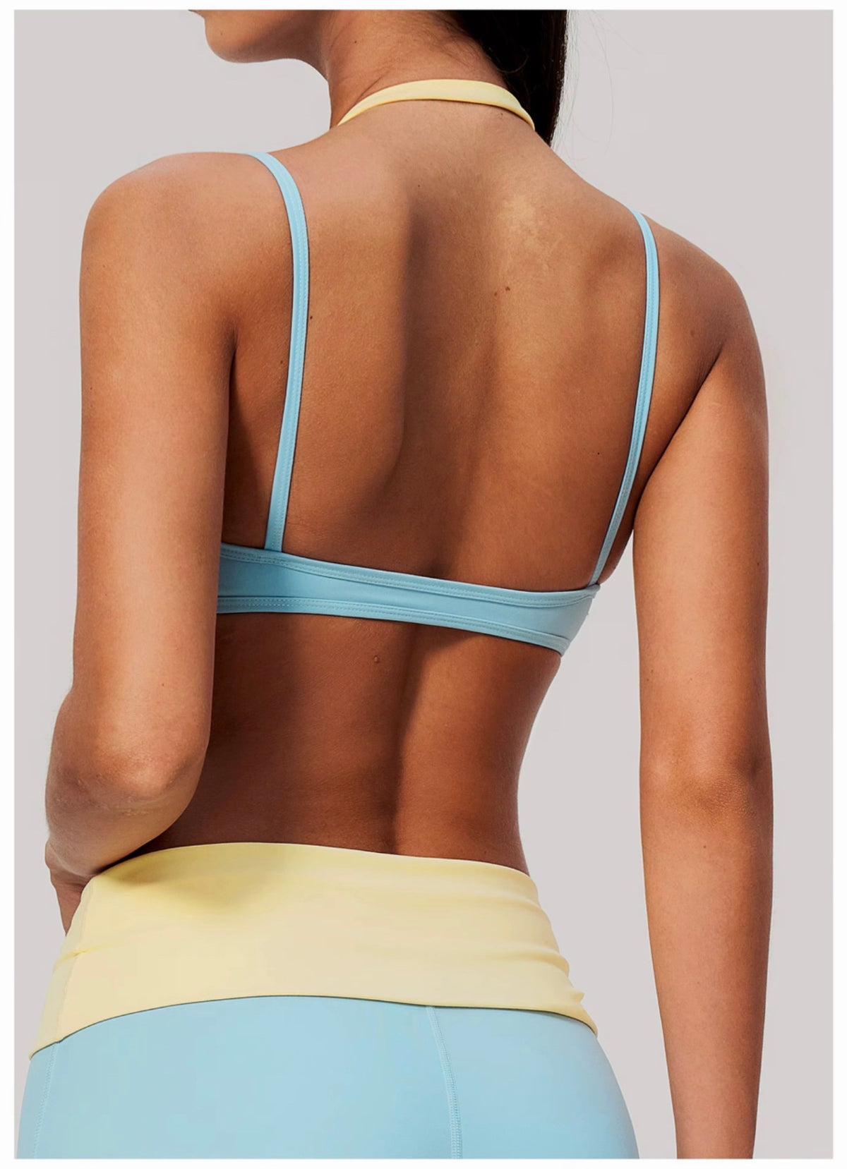 Halter Layered Sports Bra