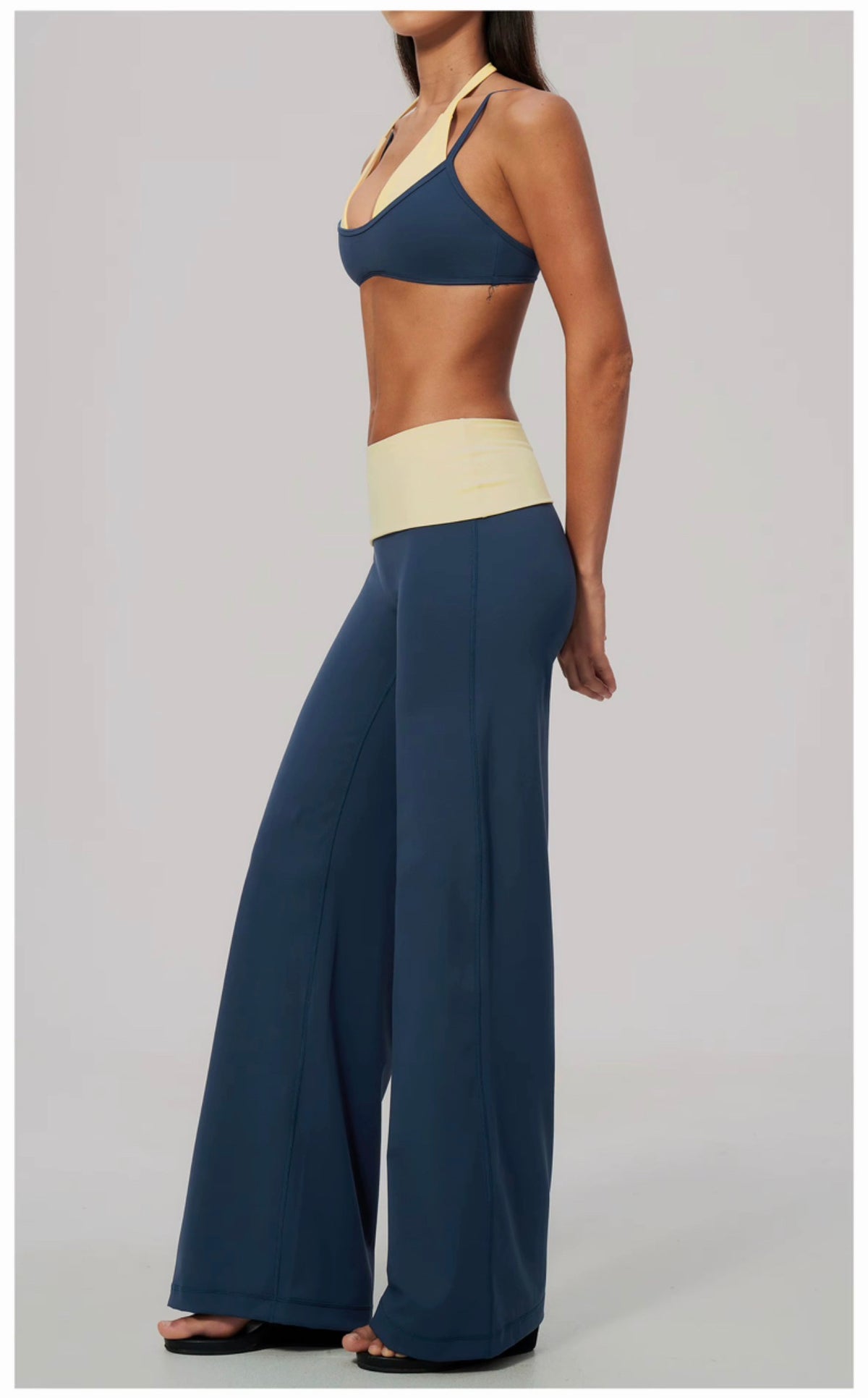 Halter Layered Sports Bra