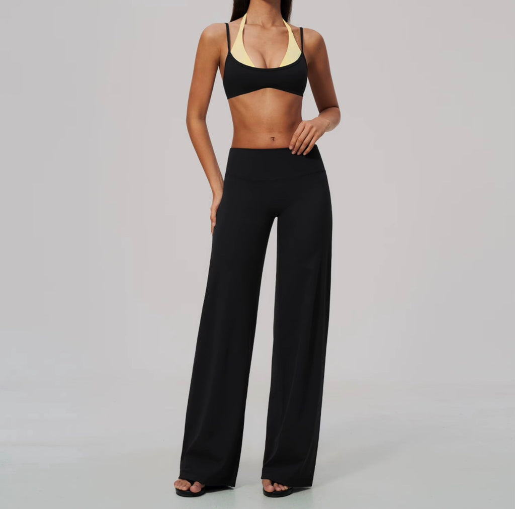 Halter Layered Sports Bra